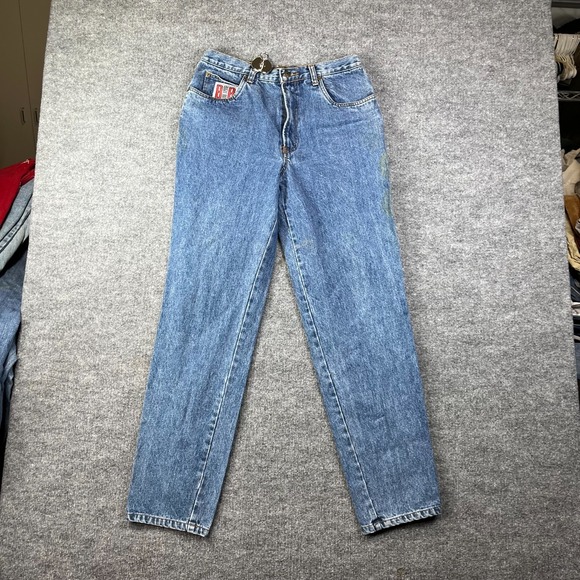 Bugle Boy Other - Vintage Bugle Boy Gold Crest Jeans Mens Blue Denim Taper Fit Classic Y2K - 30X30